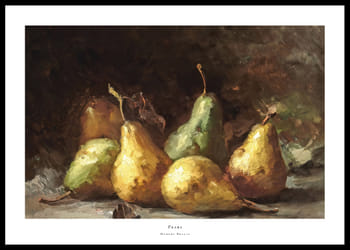 Poster Pears By Hubert Bellis