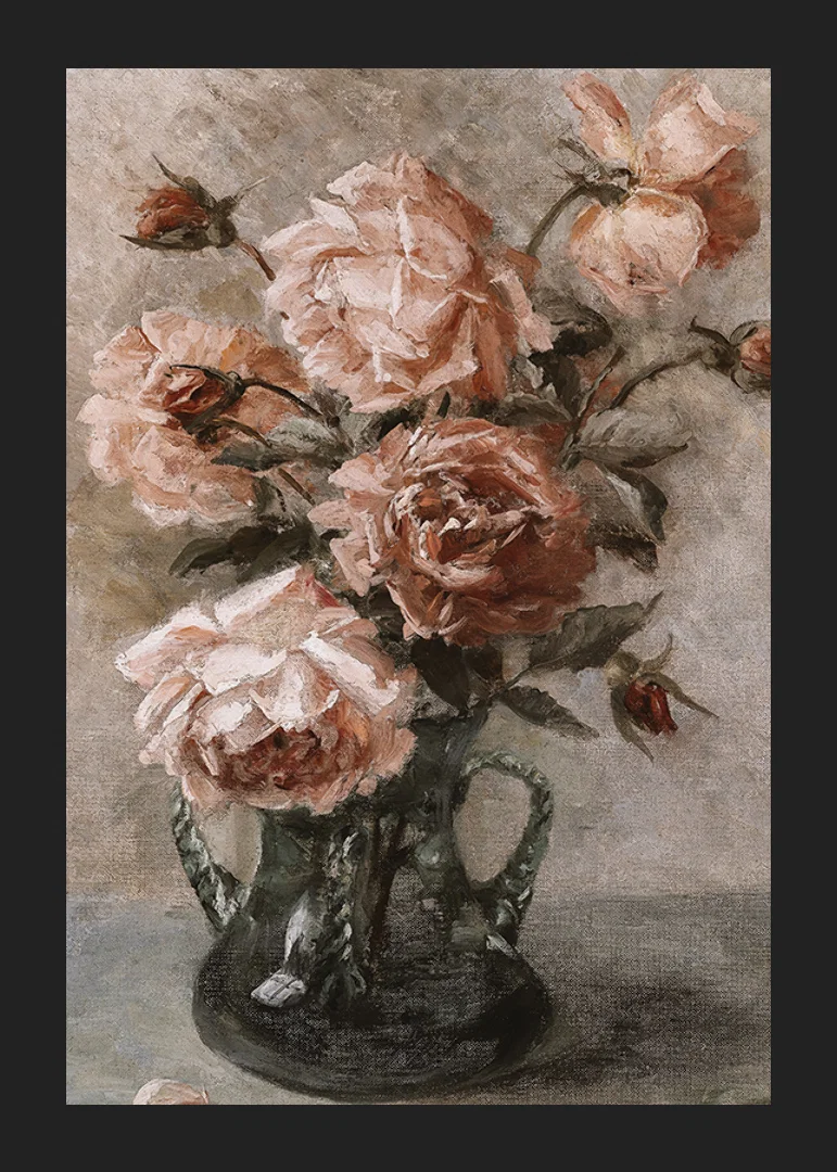 Rosen In Vase By Elise Nees Von Esenbeck-12