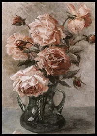 Rosen In Vase By Elise Nees Von Esenbeck-8