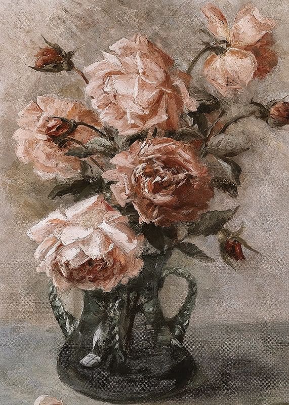 Rosen In Vase By Elise Nees Von Esenbeck-12