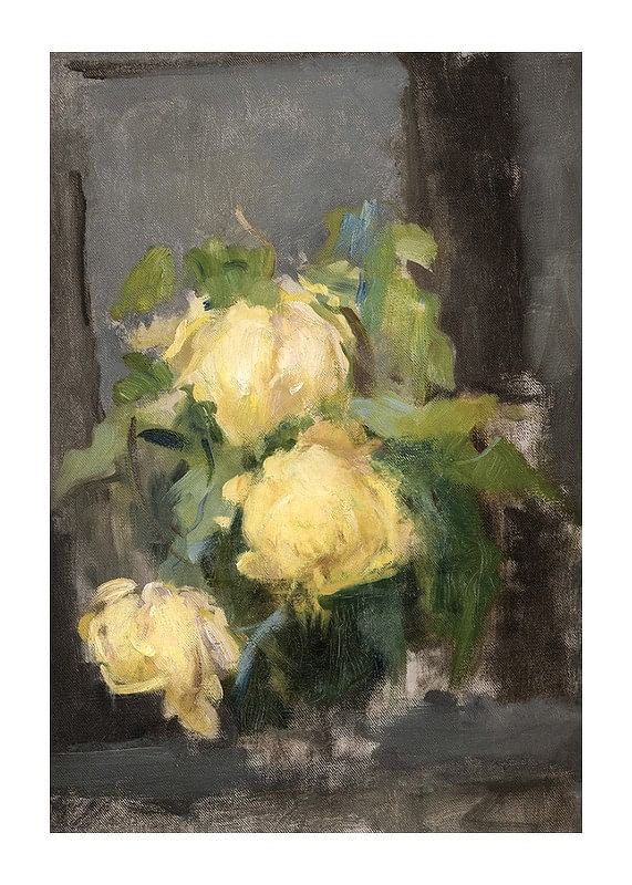 Golden Roses By Olga Boznańska-12