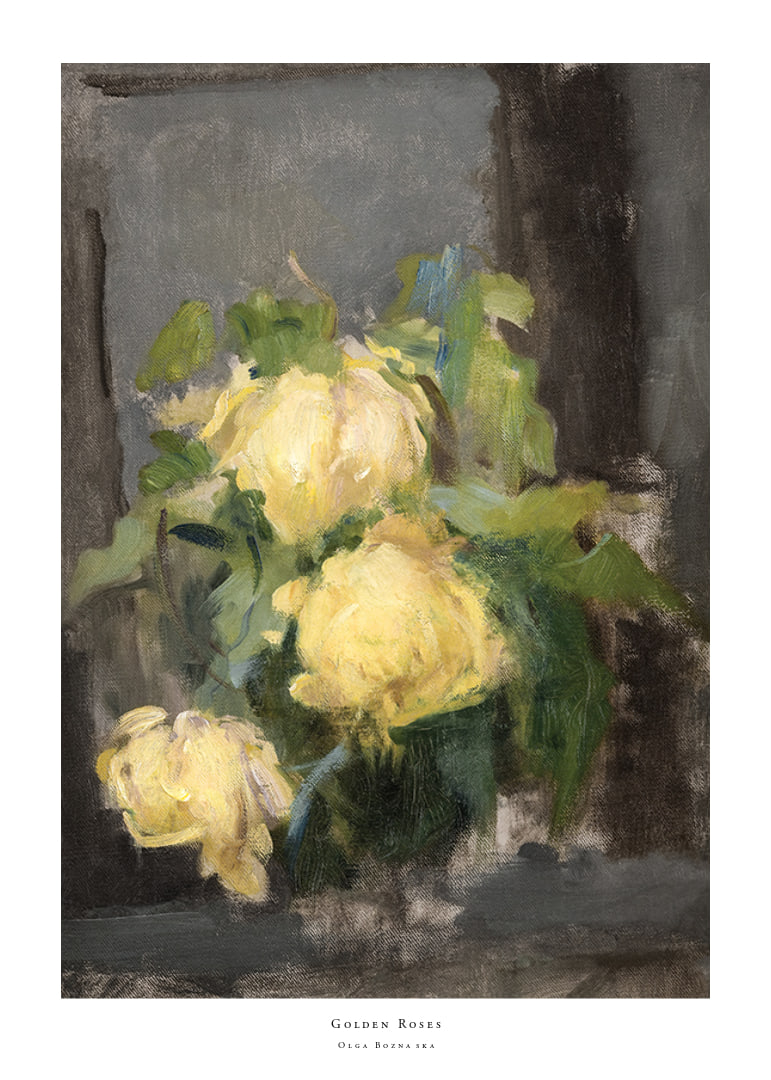 Golden Roses By Olga Boznańska-12