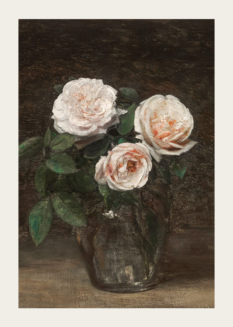 Still Life With Roses By Henri Fantin-Latour-12