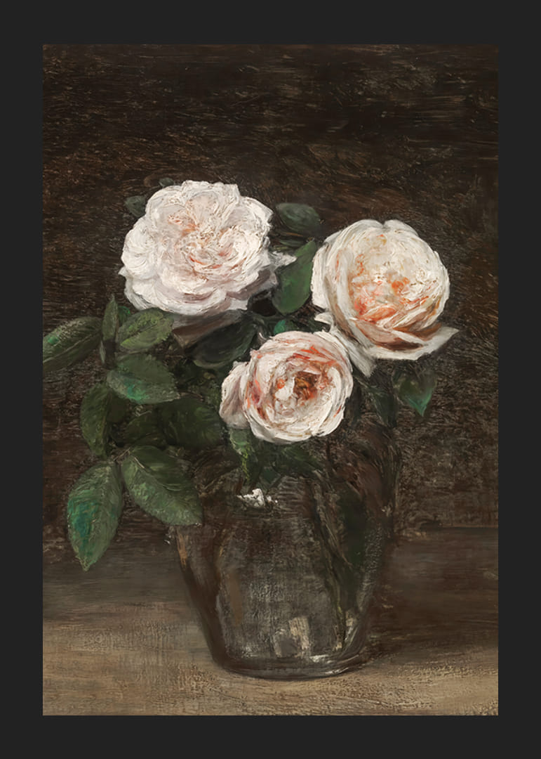 Still Life With Roses By Henri Fantin-Latour-12