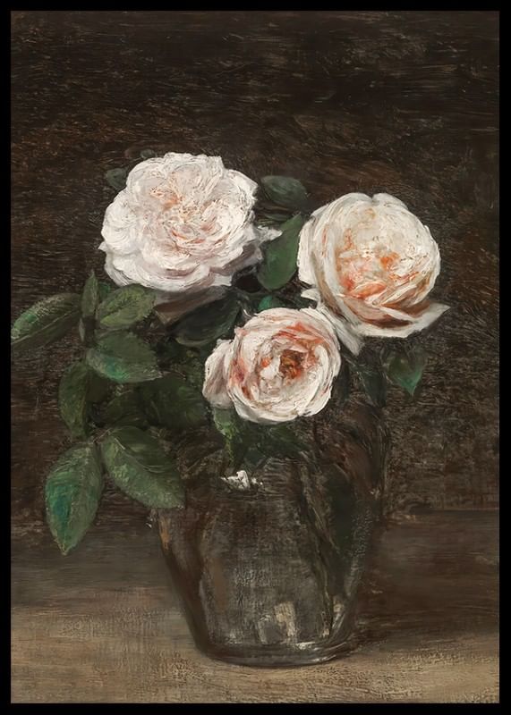 Still Life With Roses By Henri Fantin-Latour-12