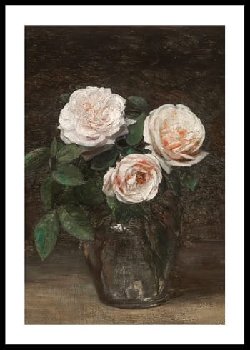 Poster Still Life With Roses By Henri Fantin-Latour