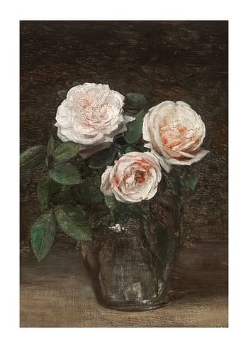 Poster Still Life With Roses By Henri Fantin-Latour