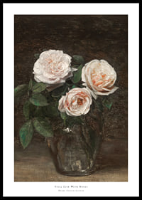 Still Life With Roses By Henri Fantin-Latour-0