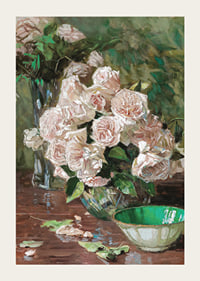 White Roses II By Carl Moll-5