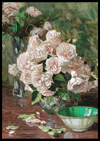 White Roses II By Carl Moll-8