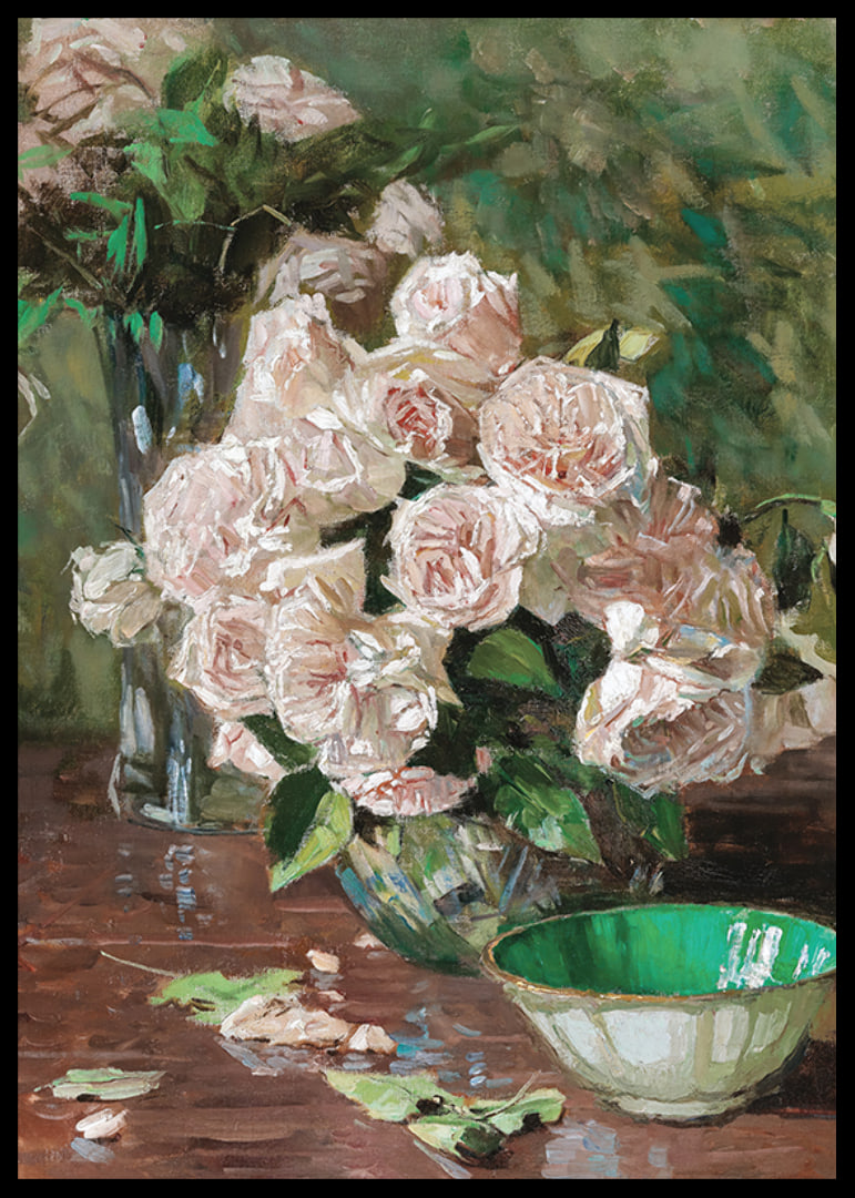 White Roses II By Carl Moll-12