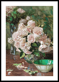 White Roses II By Carl Moll-2