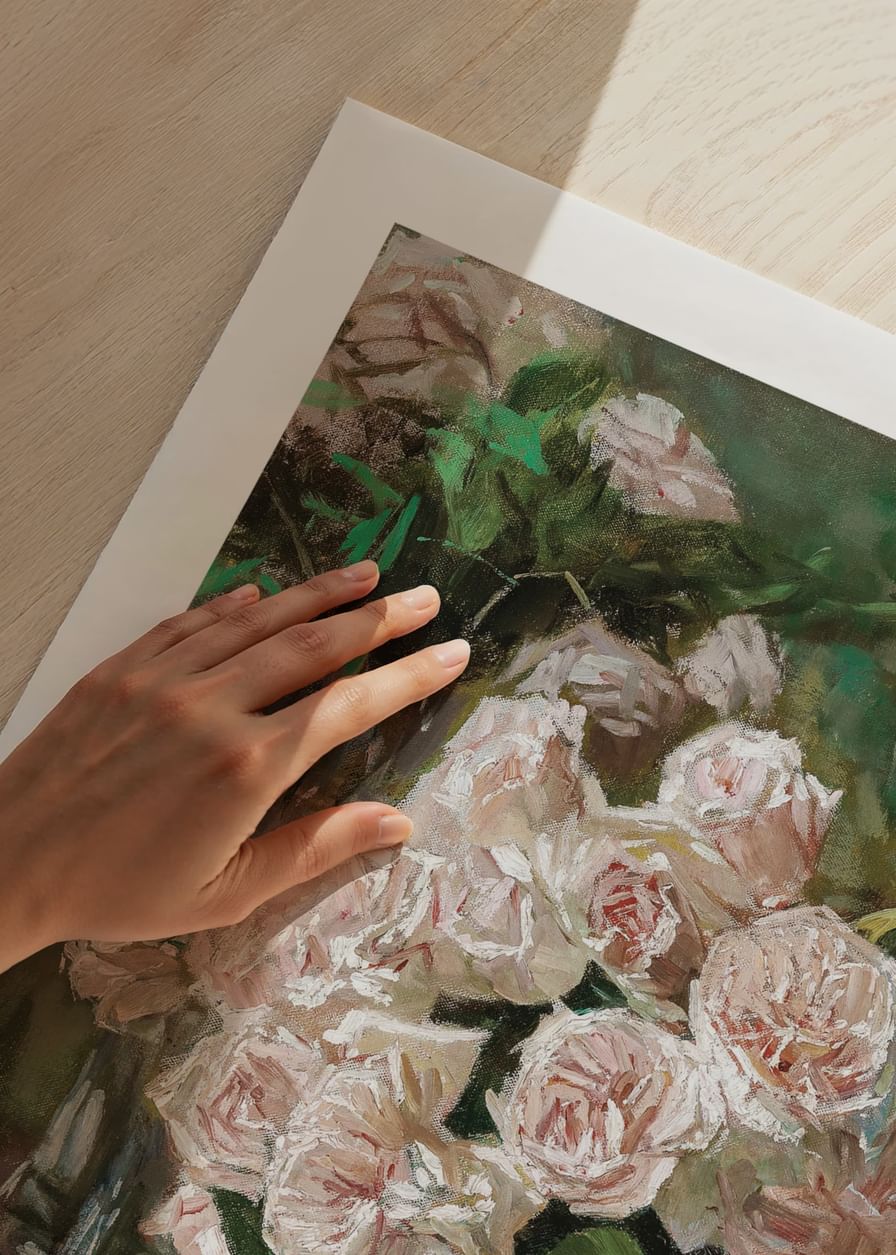 White Roses II By Carl Moll-12