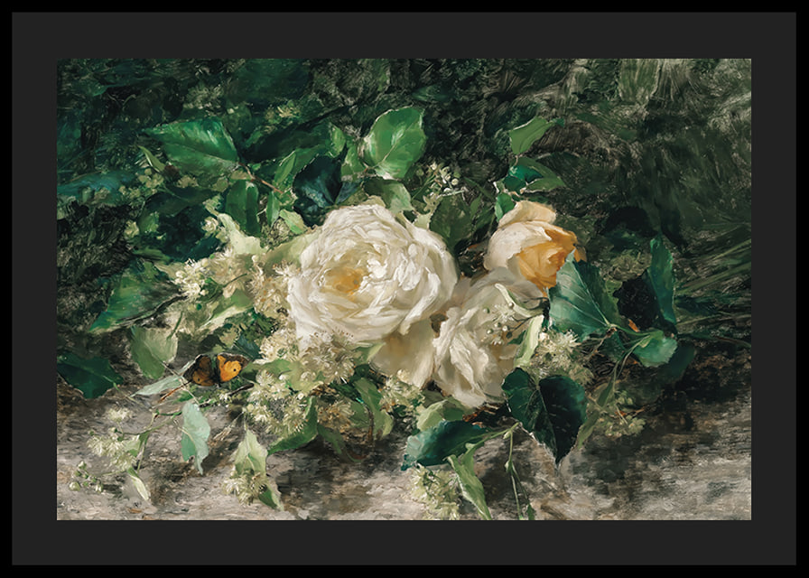 A Bouquet Of Roses By Olga Wisinger-Florian-12