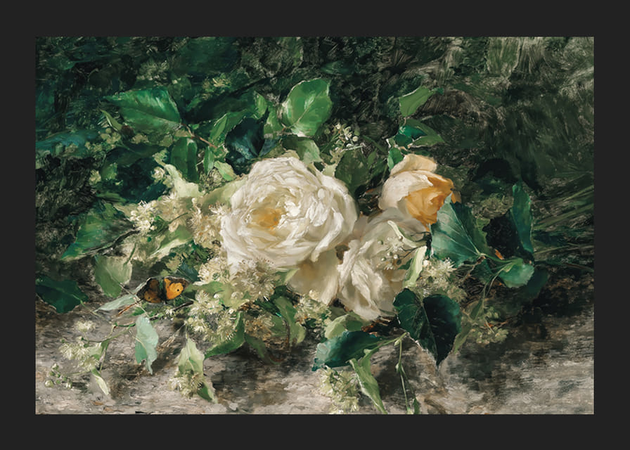 A Bouquet Of Roses By Olga Wisinger-Florian-12