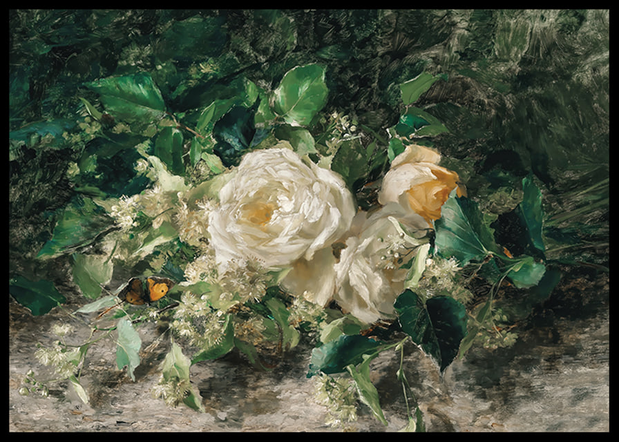 A Bouquet Of Roses By Olga Wisinger-Florian-12