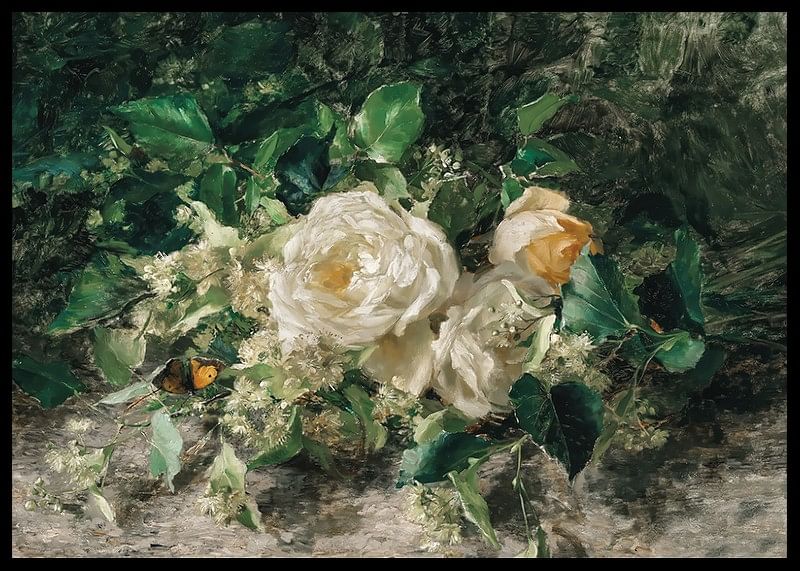 A Bouquet Of Roses By Olga Wisinger-Florian-12