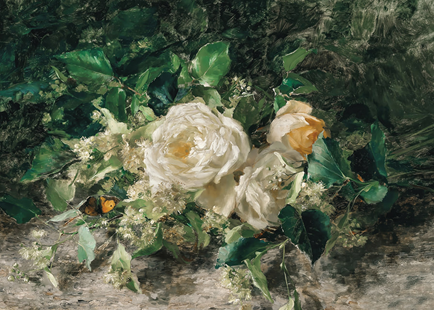 A Bouquet Of Roses By Olga Wisinger-Florian-12