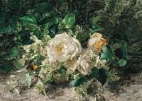 A Bouquet Of Roses By Olga Wisinger-Florian-3