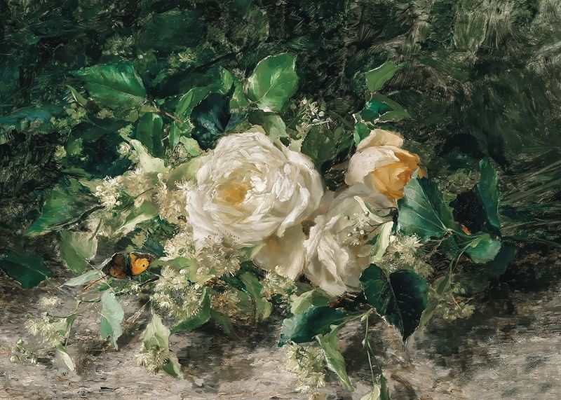 A Bouquet Of Roses By Olga Wisinger-Florian-12