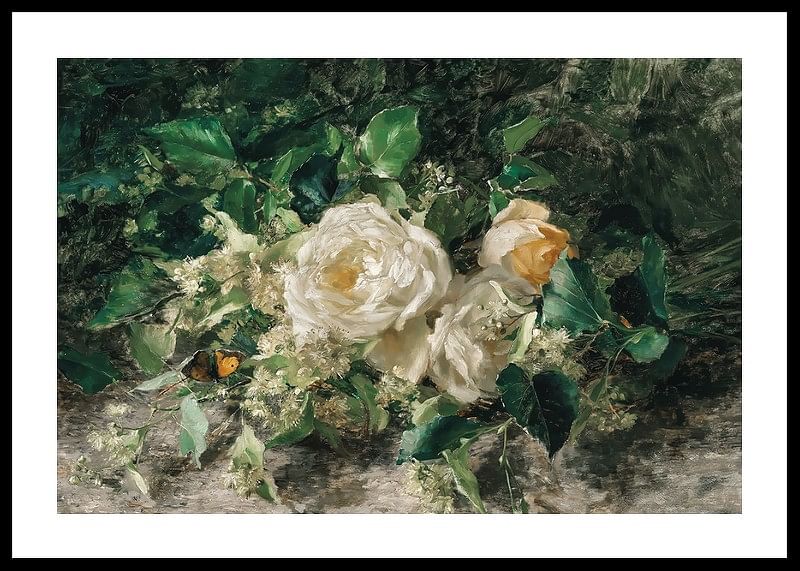 A Bouquet Of Roses By Olga Wisinger-Florian-12