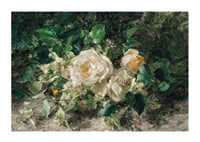 A Bouquet Of Roses By Olga Wisinger-Florian-3