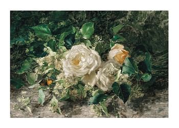 Juliste A Bouquet Of Roses By Olga Wisinger-Florian