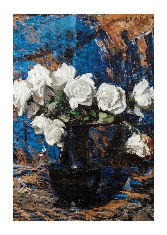 Plagát White Roses By Leon Wyczółkowski