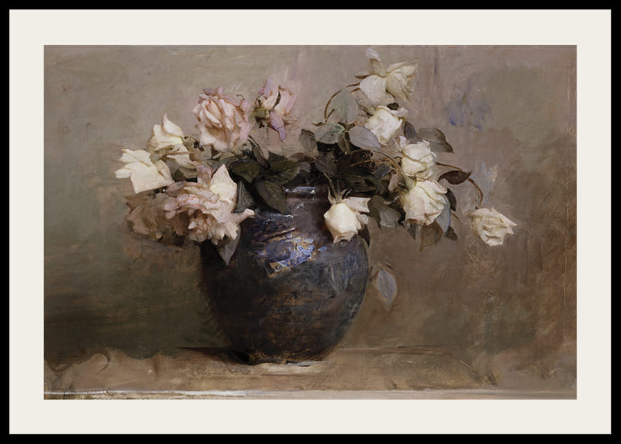 Roses By Abbott Handerson Thayer-12