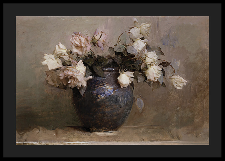 Roses By Abbott Handerson Thayer-12