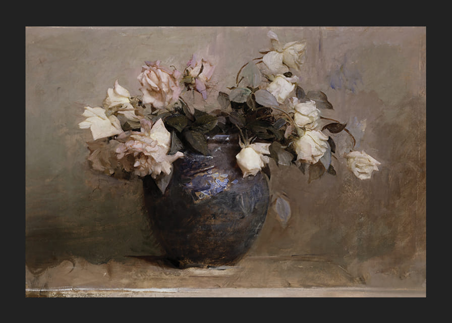 Roses By Abbott Handerson Thayer-12
