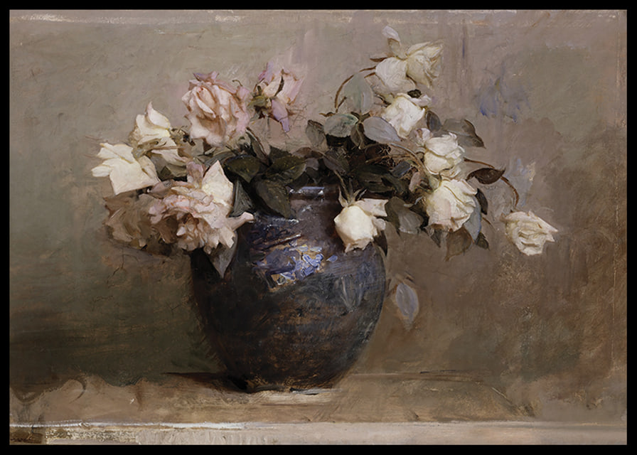 Roses By Abbott Handerson Thayer-12