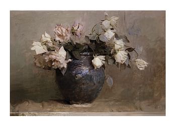 Poster Roses By Abbott Handerson Thayer