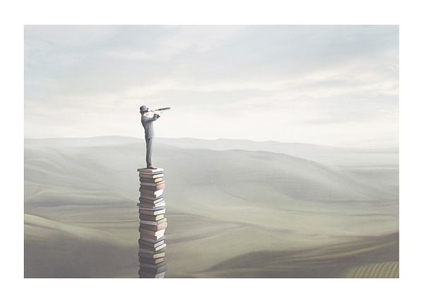 Plagát Tower Of Books