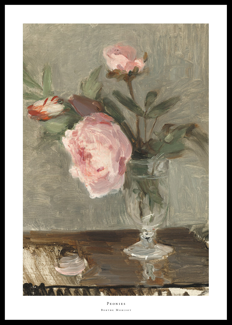 Peonies By Berthe Morisot-12