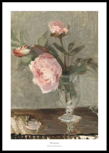 Poster Peonies By Berthe Morisot