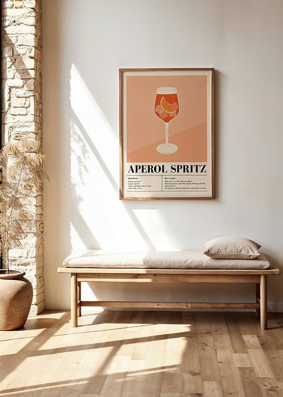 Póster Aperol Spritz Cocktail crossfade