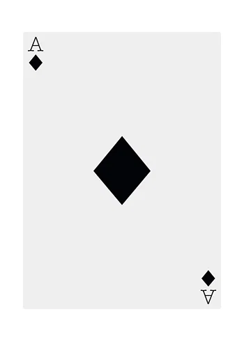 Poster Ace Of Diamonds