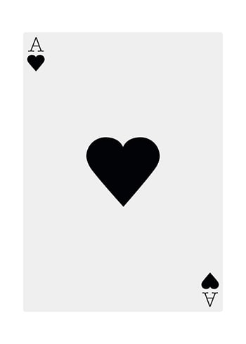 Poster Ace Of Hearts