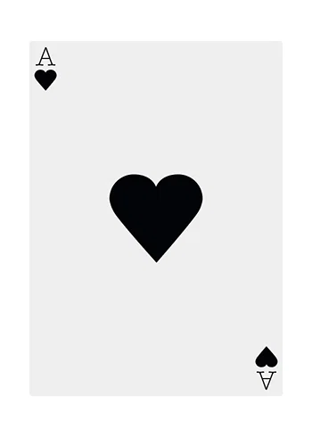 Poster Ace Of Hearts