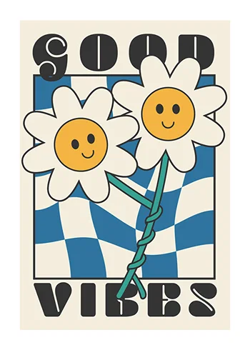 Poster Good Vibes Smileys