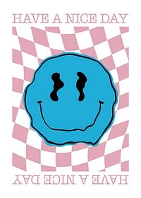 Smiley Blue And Pink-1