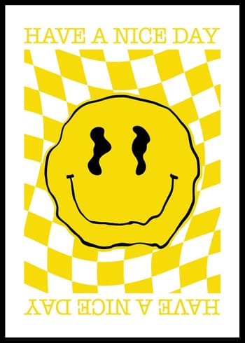 Juliste Smiley Yellow