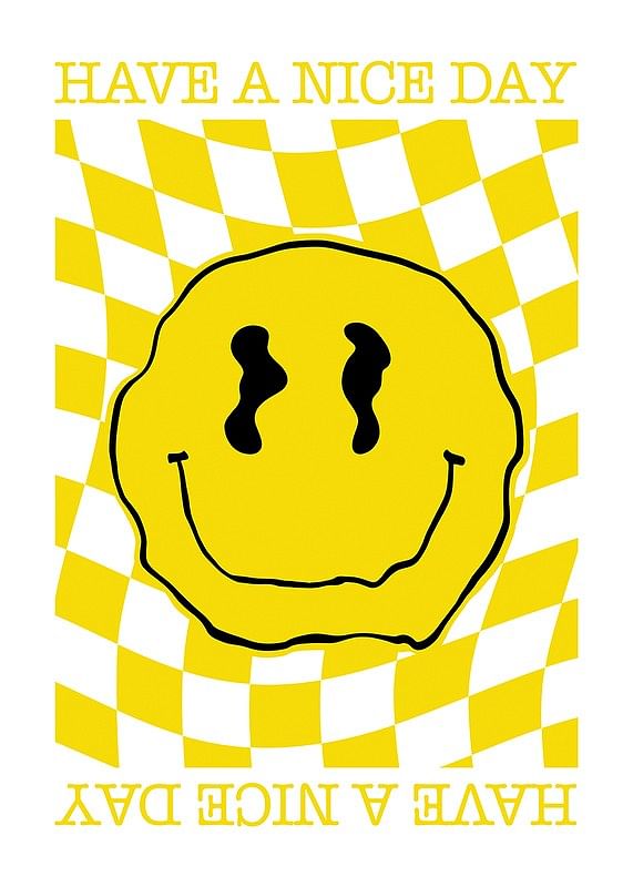 Plagát Smiley Yellow