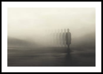 Poster Disappearing Into The Fog