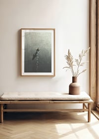 Surreal illustration of person leaving footprints-8