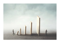 Illustration avec deux personnes et des dominos qui tombent-1