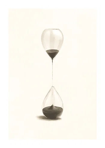 Poster Hourglass Balloon