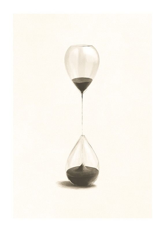 Poster Hourglass Balloon