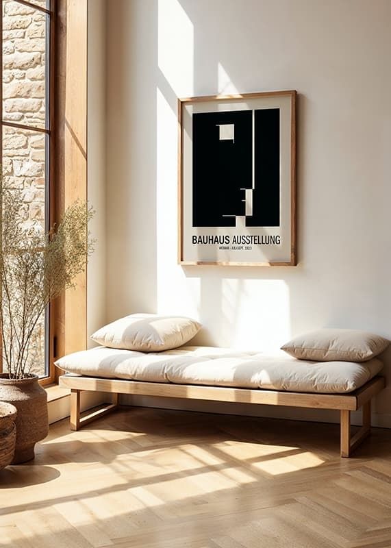 Póster Bauhaus Ausstellung No3 crossfade